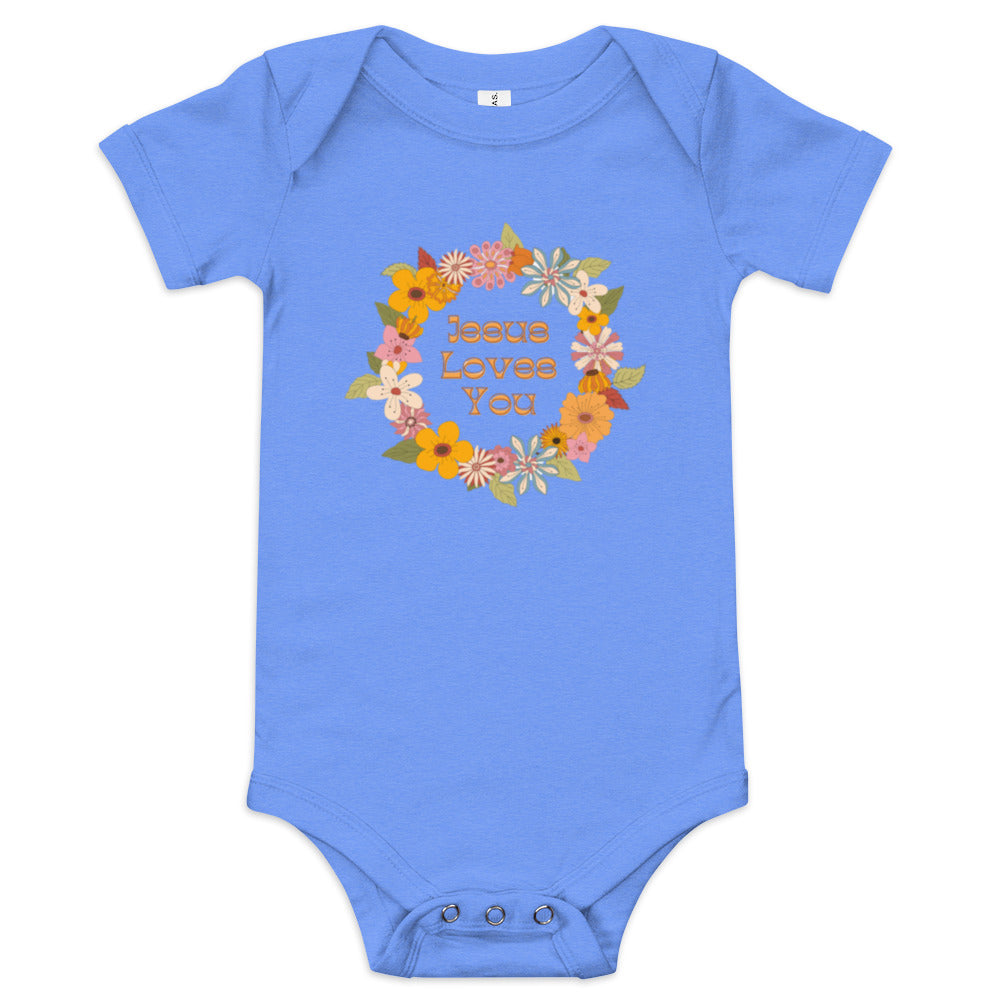 Jesus Baby short sleeve one piece