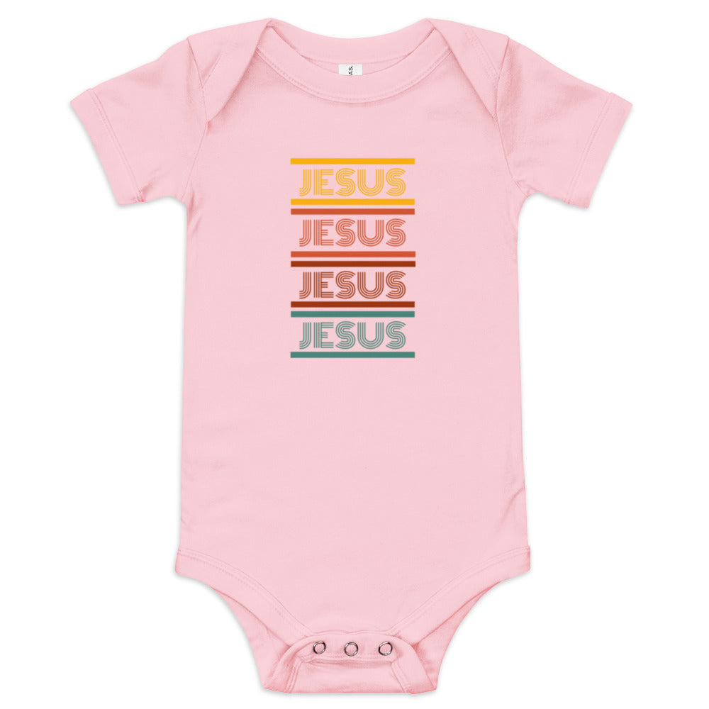 Jesus Baby short sleeve one piece