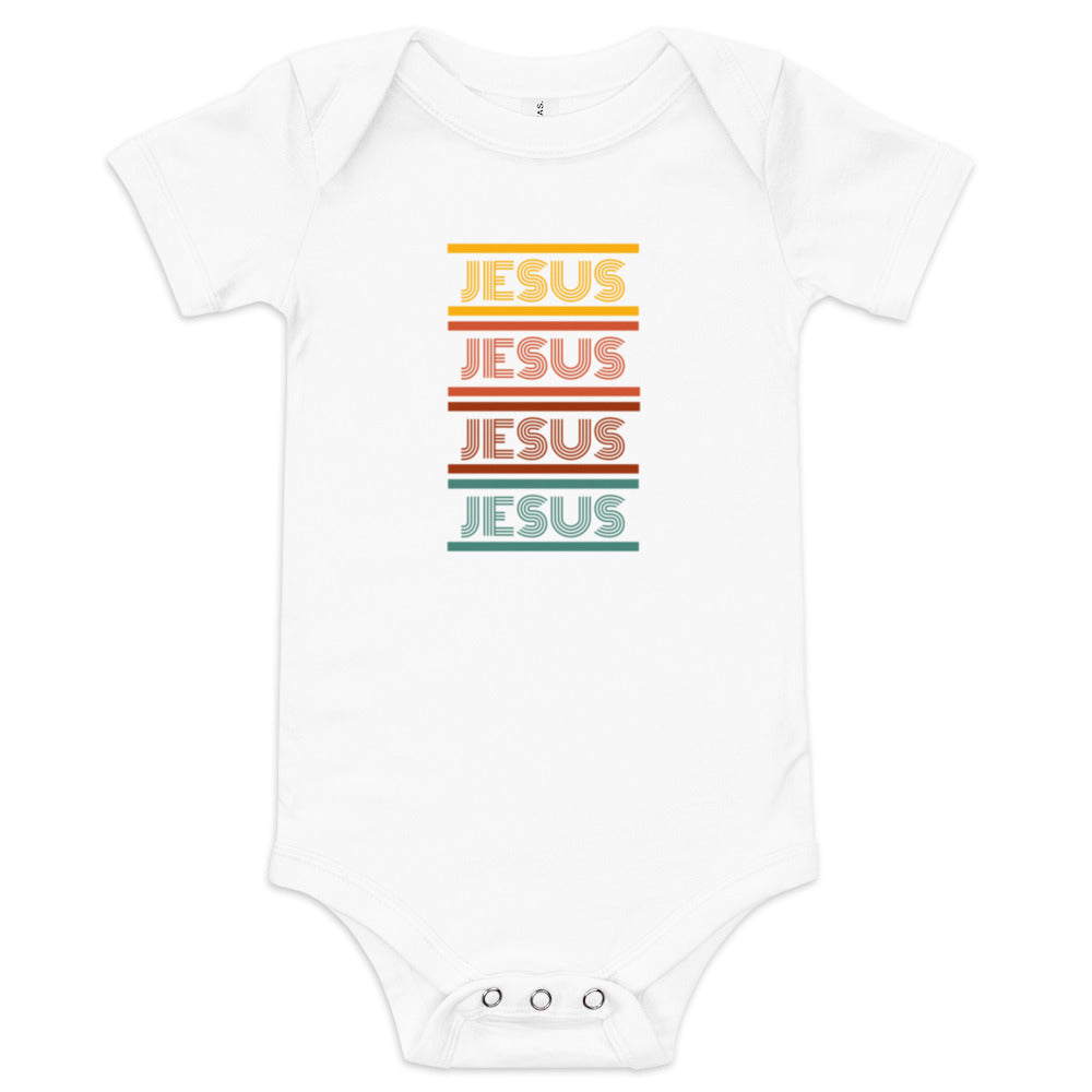 Jesus Baby short sleeve one piece