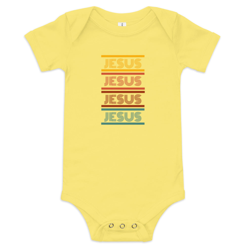 Jesus Baby short sleeve one piece