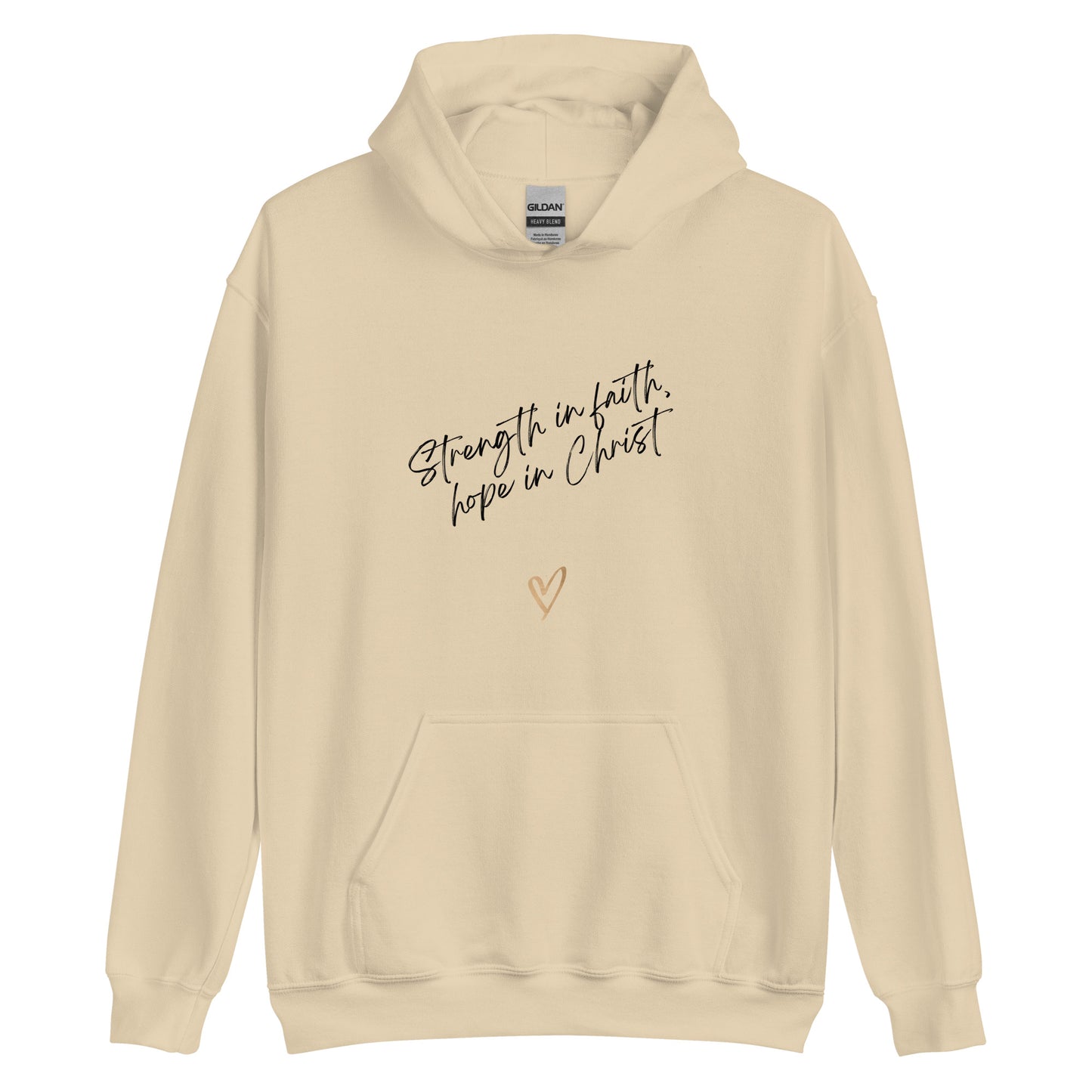 Strength in Faith Unisex Hoodie