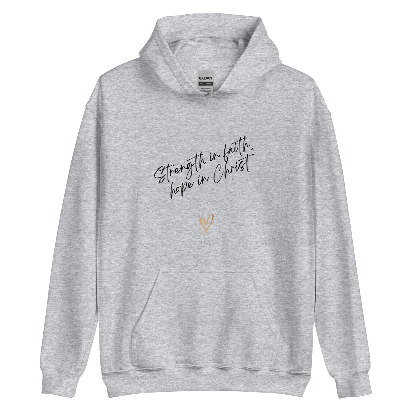 Strength in Faith Unisex Hoodie