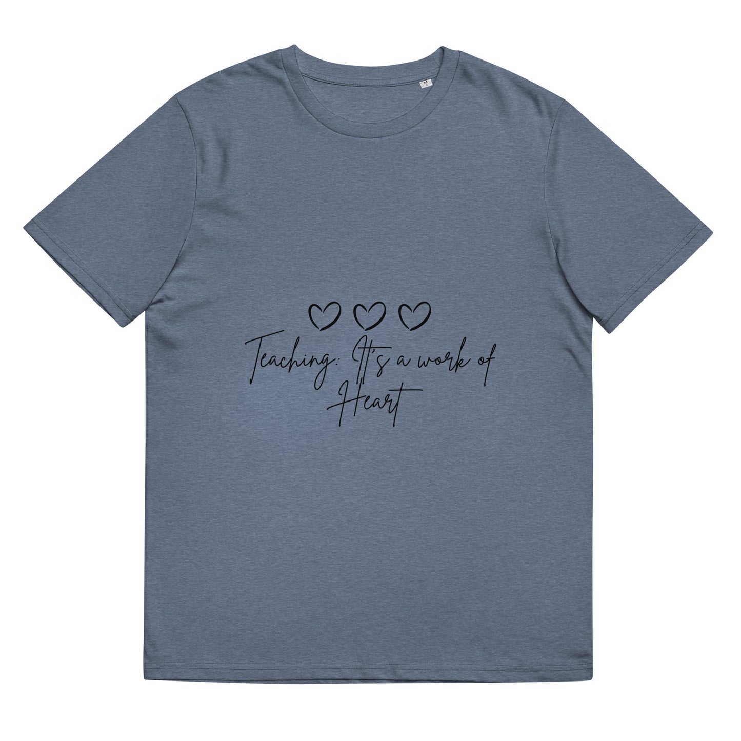 Heart Unisex organic cotton t-shirt