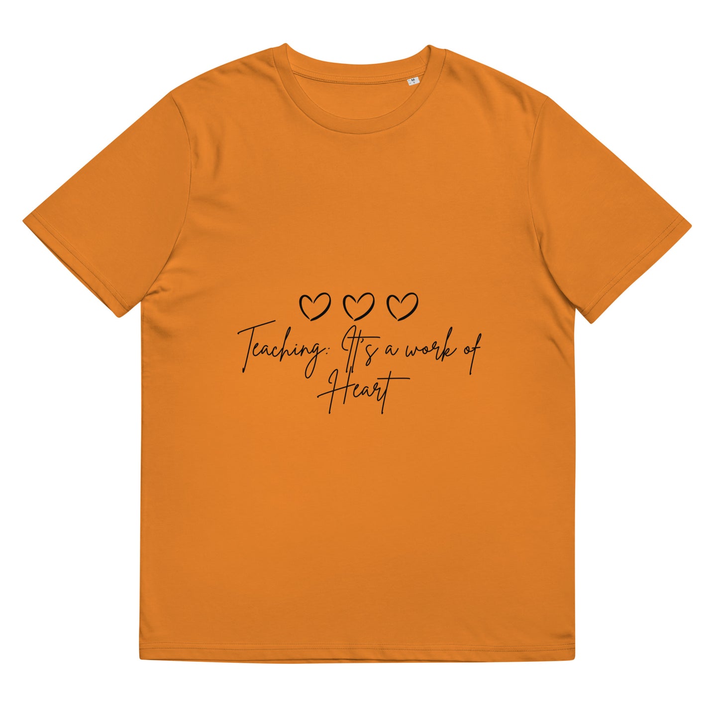 Heart Unisex organic cotton t-shirt