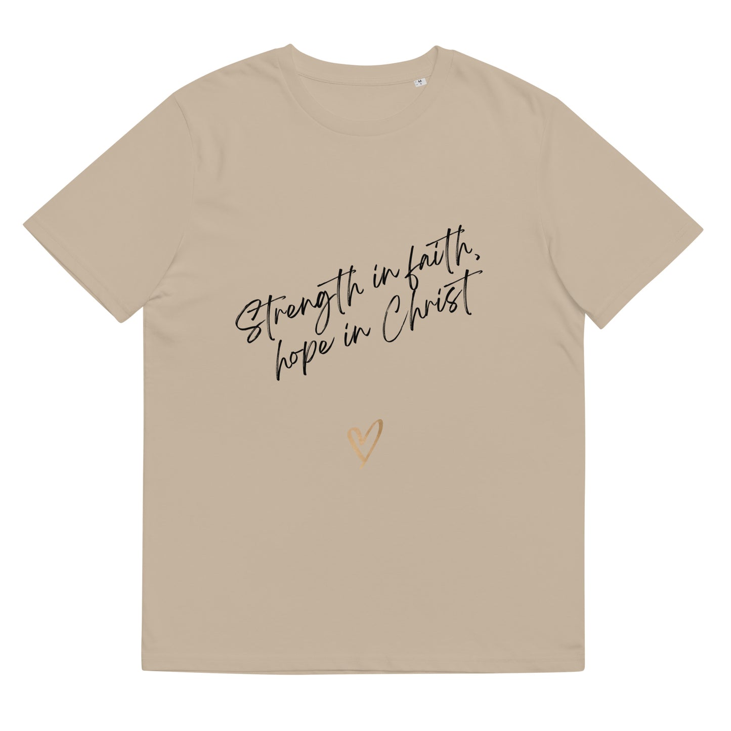 Strength in Faith Unisex organic cotton t-shirt