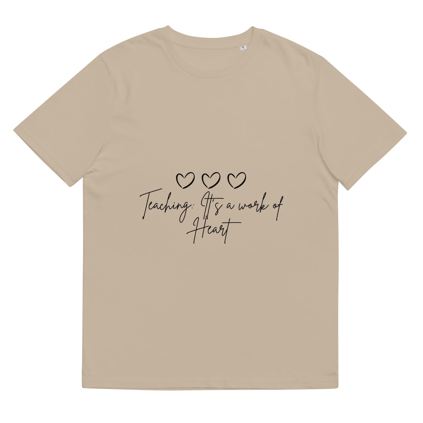 Heart Unisex organic cotton t-shirt