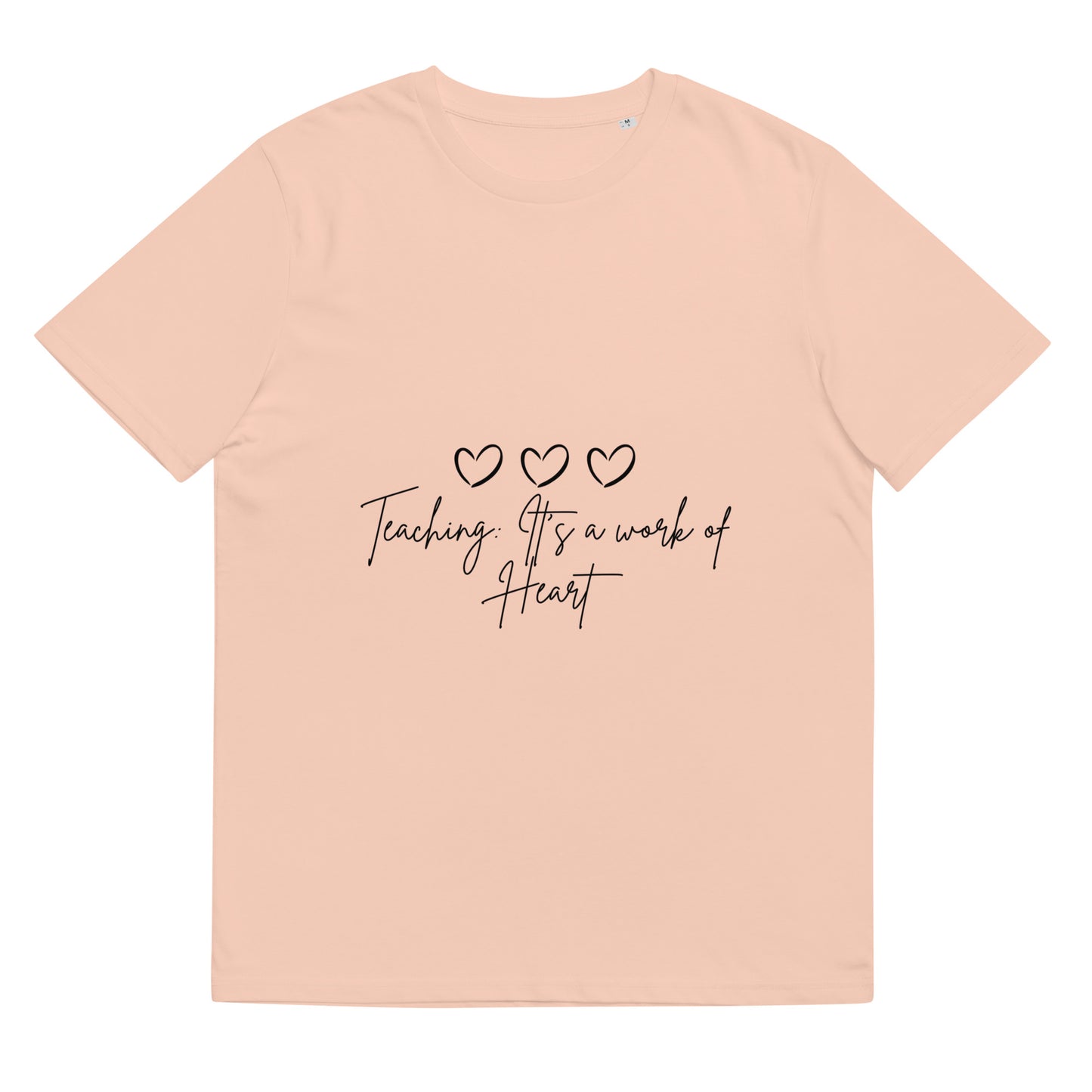 Heart Unisex organic cotton t-shirt