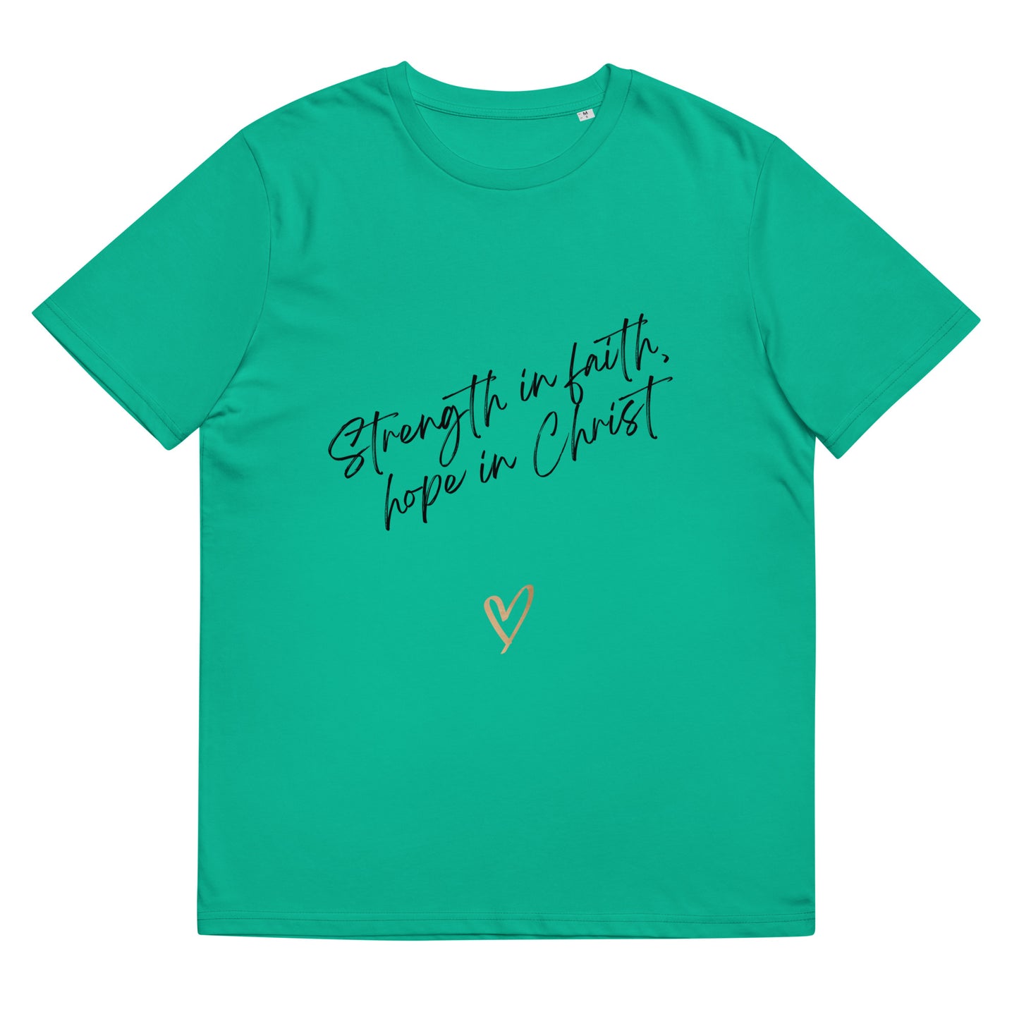 Strength in Faith Unisex organic cotton t-shirt