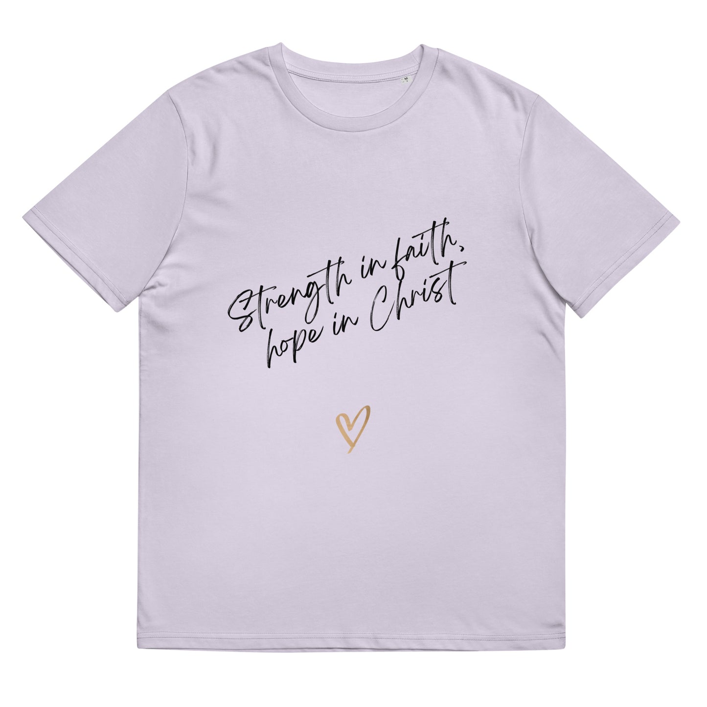 Strength in Faith Unisex organic cotton t-shirt