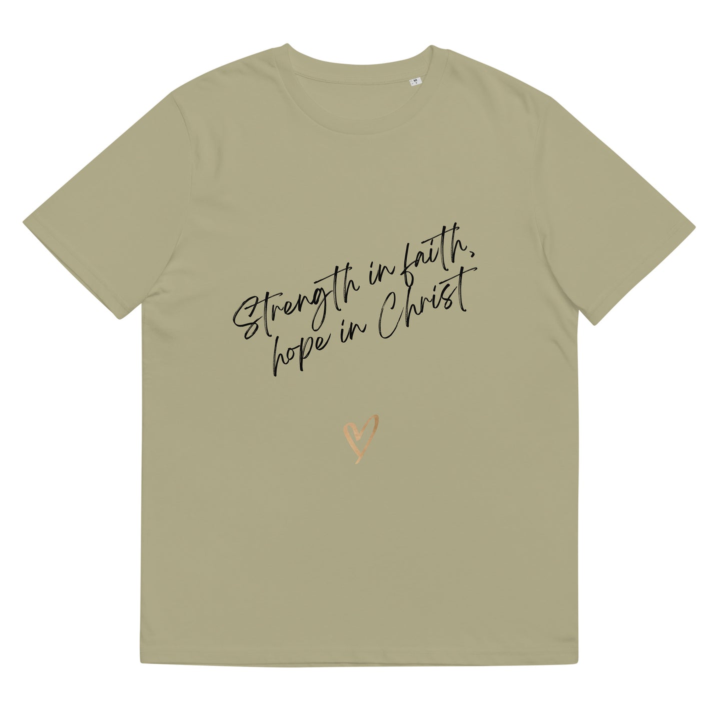 Strength in Faith Unisex organic cotton t-shirt