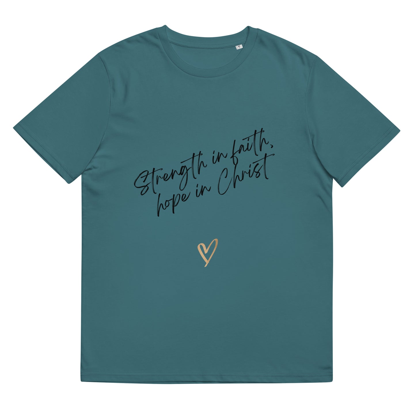 Strength in Faith Unisex organic cotton t-shirt