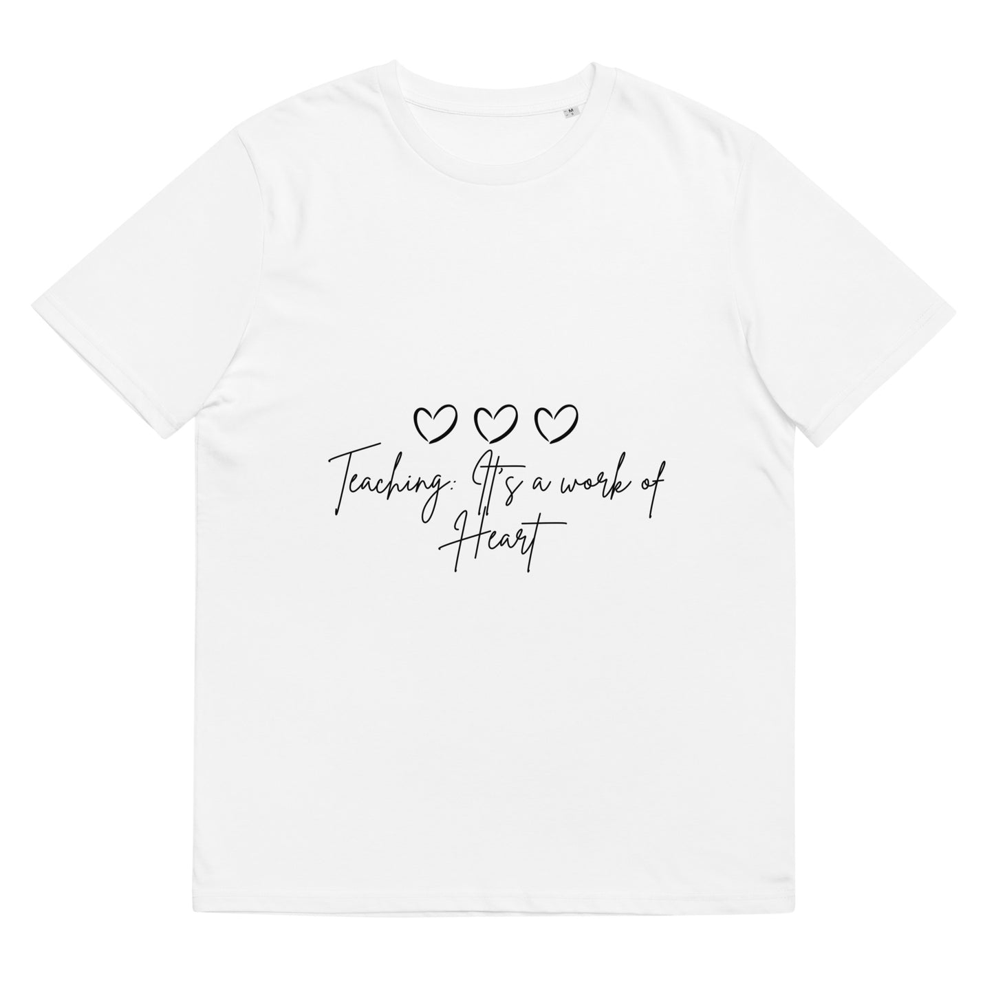 Heart Unisex organic cotton t-shirt