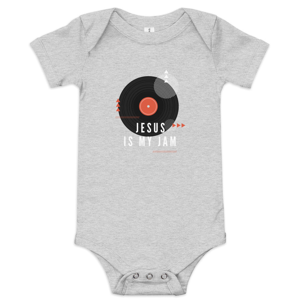 Jesus is my Jam Baby short sleeve one piece