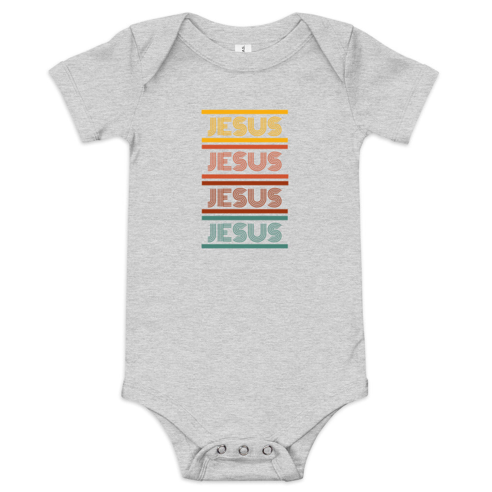 Jesus Baby short sleeve one piece