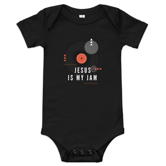 Jesus is my Jam Baby short sleeve one piece