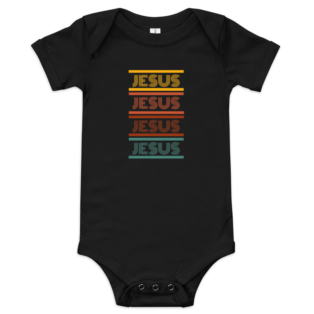 Jesus Baby short sleeve one piece