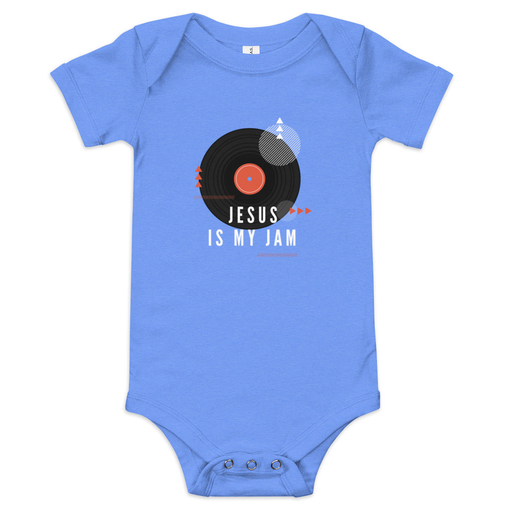 Jesus is my Jam Baby short sleeve one piece