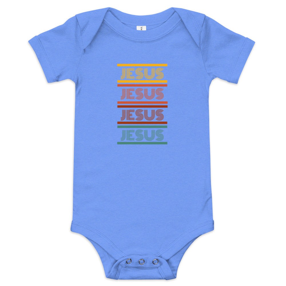 Jesus Baby short sleeve one piece