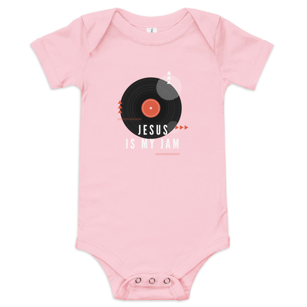 Jesus is my Jam Baby short sleeve one piece