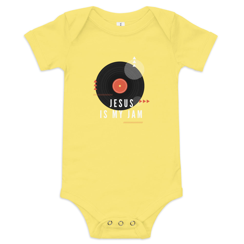 Jesus is my Jam Baby short sleeve one piece