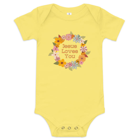 Jesus Baby short sleeve one piece