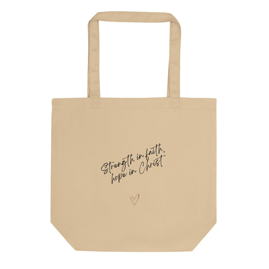 Strength in Faith Eco Tote Bag