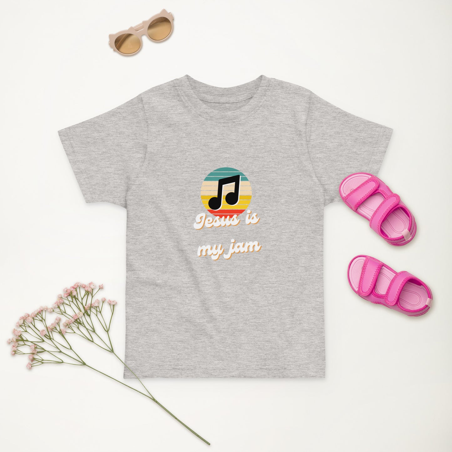 Jesus is my Jam Toddler jersey t-shirt