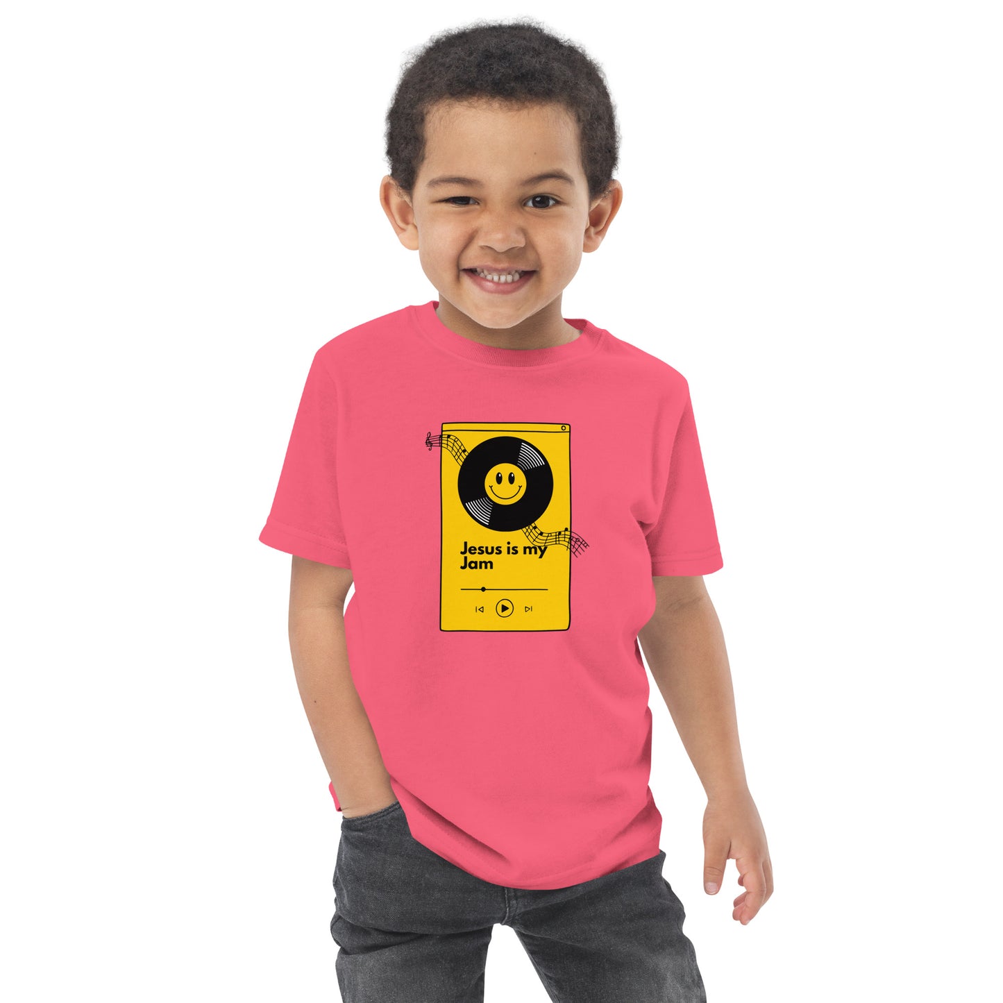 Jesus is my Jam Toddler jersey t-shirt