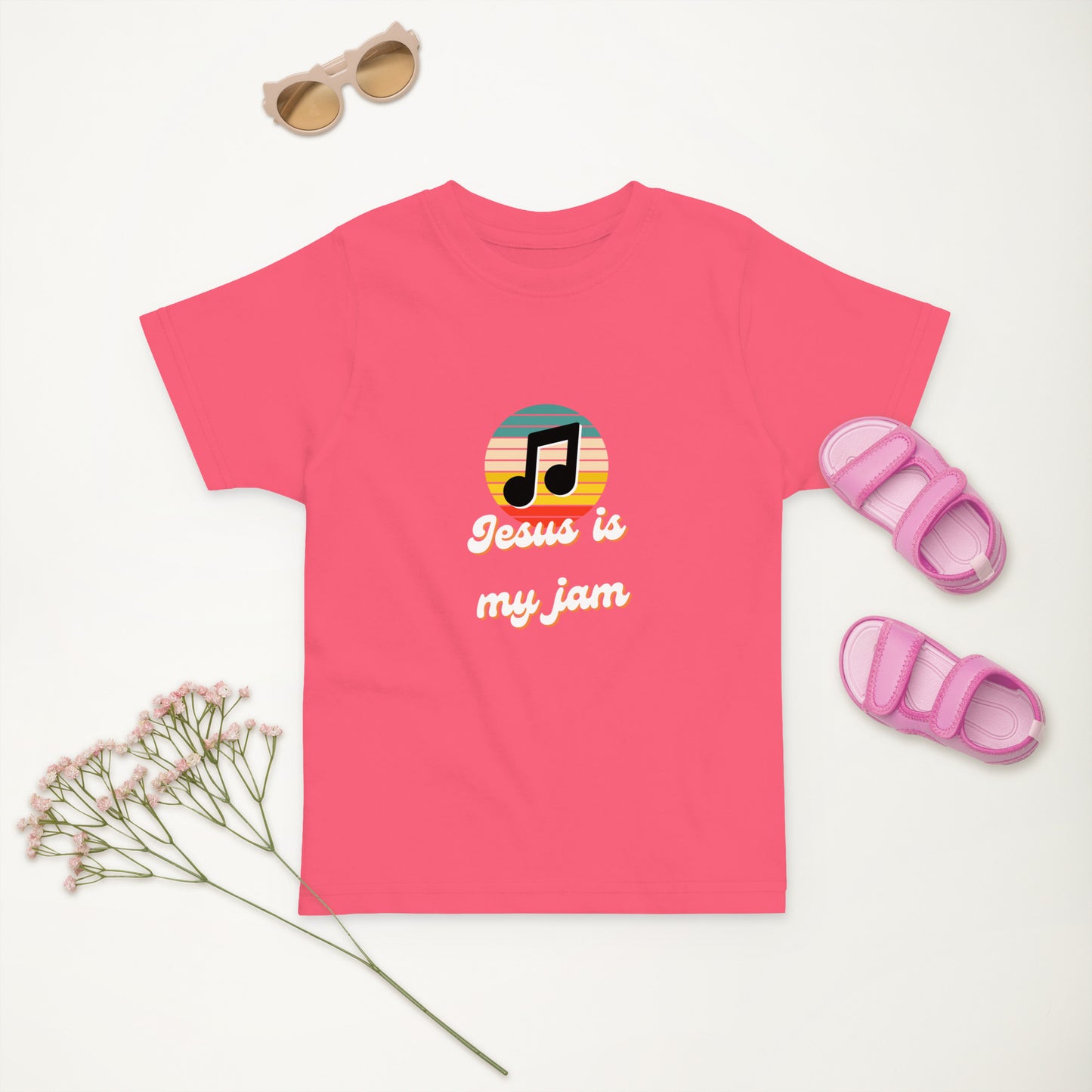 Jesus is my Jam Toddler jersey t-shirt