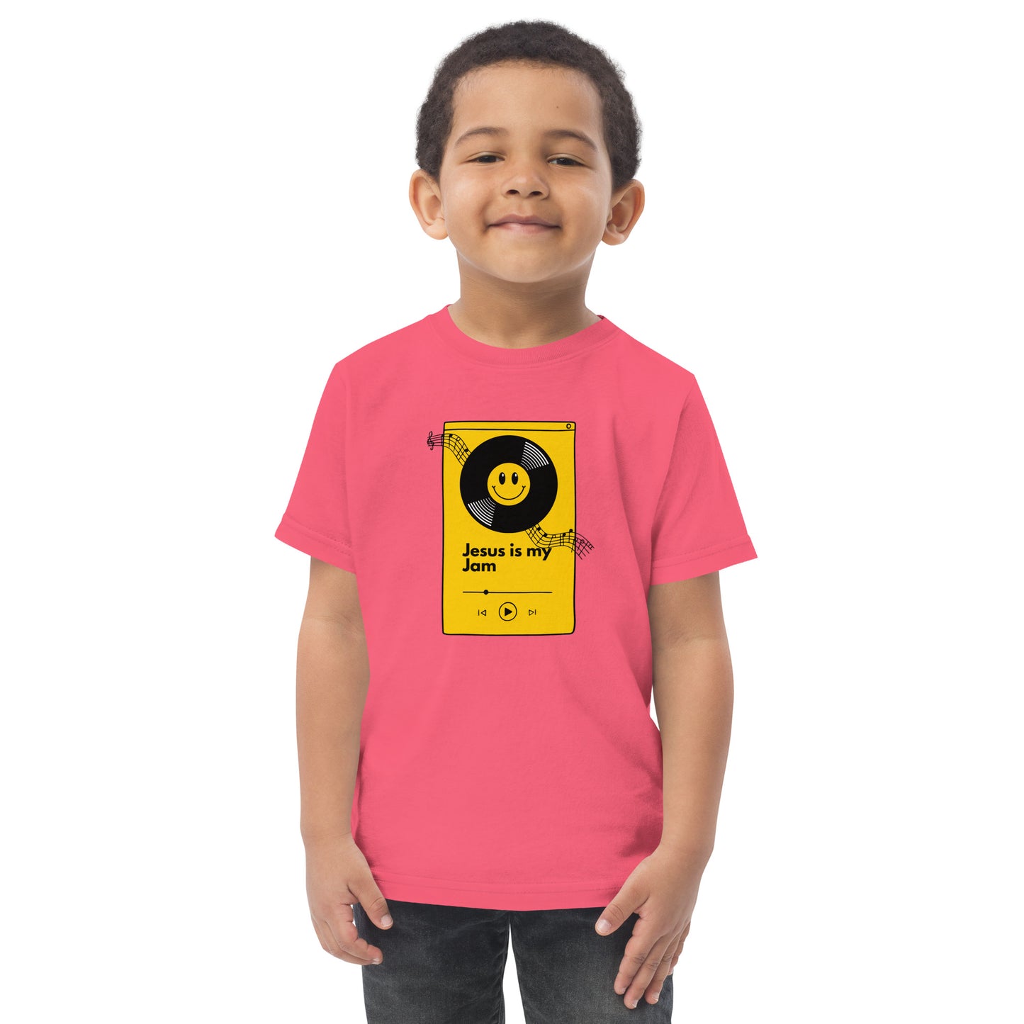 Jesus is my Jam Toddler jersey t-shirt