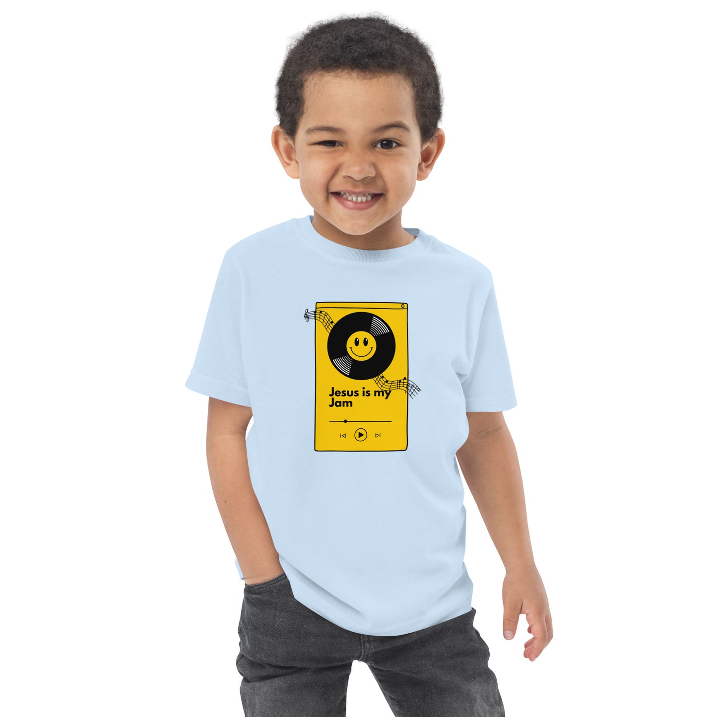 Jesus is my Jam Toddler jersey t-shirt