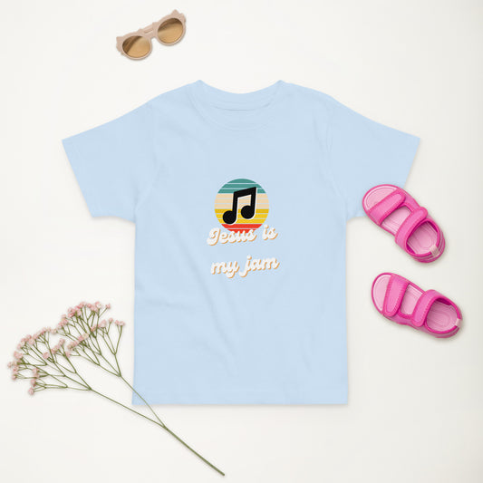 Jesus is my Jam Toddler jersey t-shirt