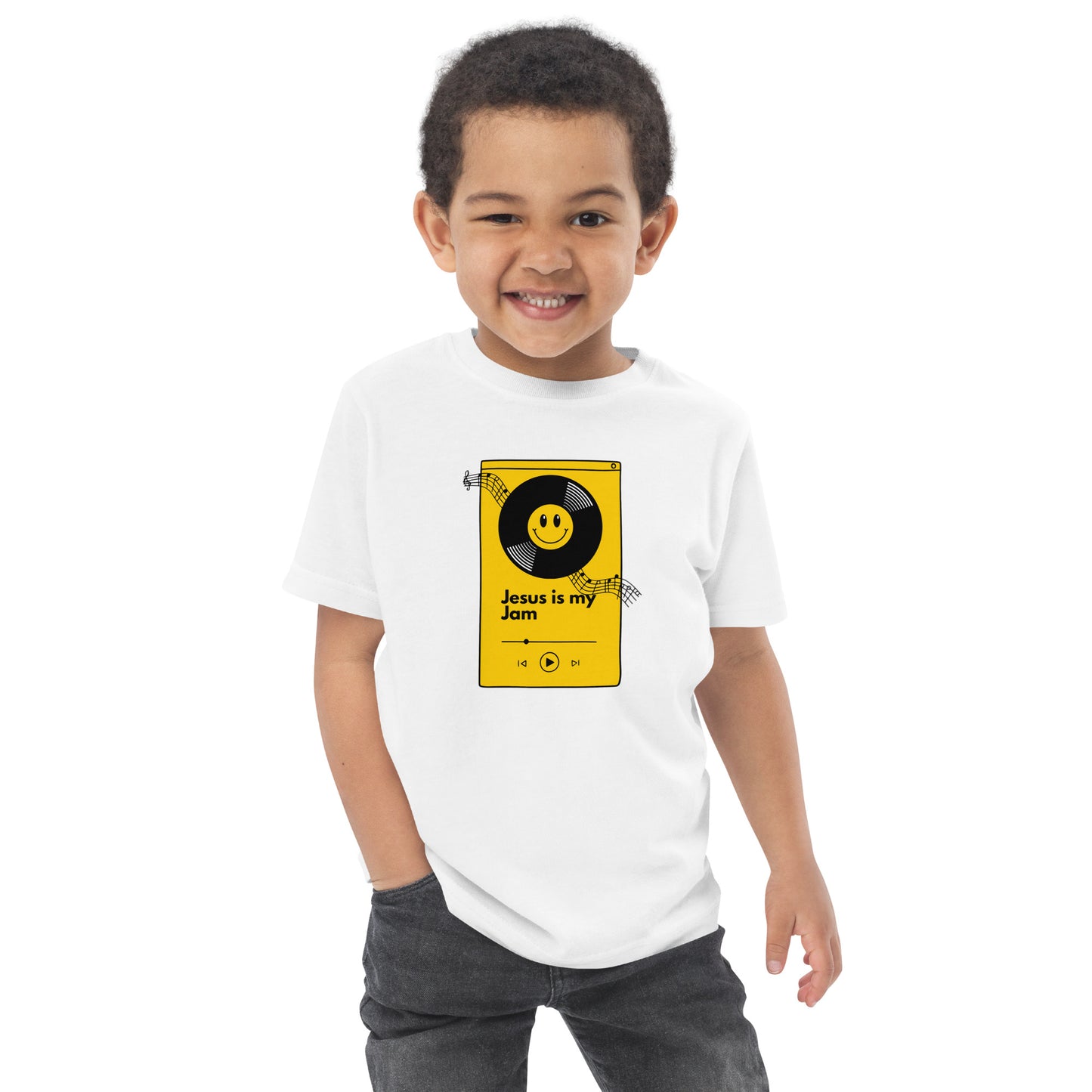 Jesus is my Jam Toddler jersey t-shirt