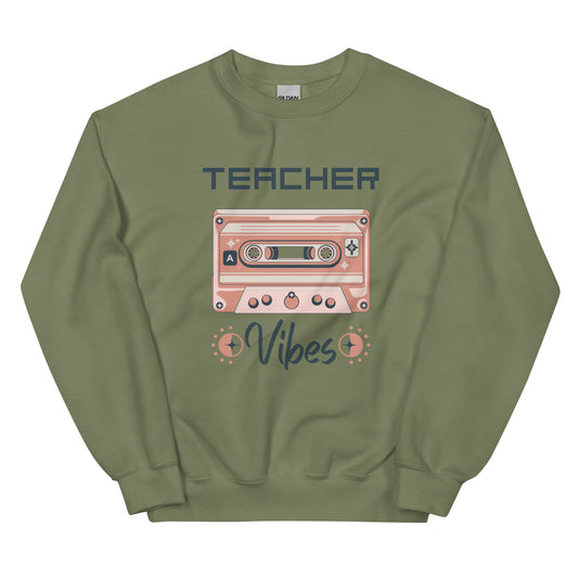 Teacher Vibes Unisex Sweatshirt