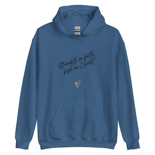 Strength in Faith Unisex Hoodie