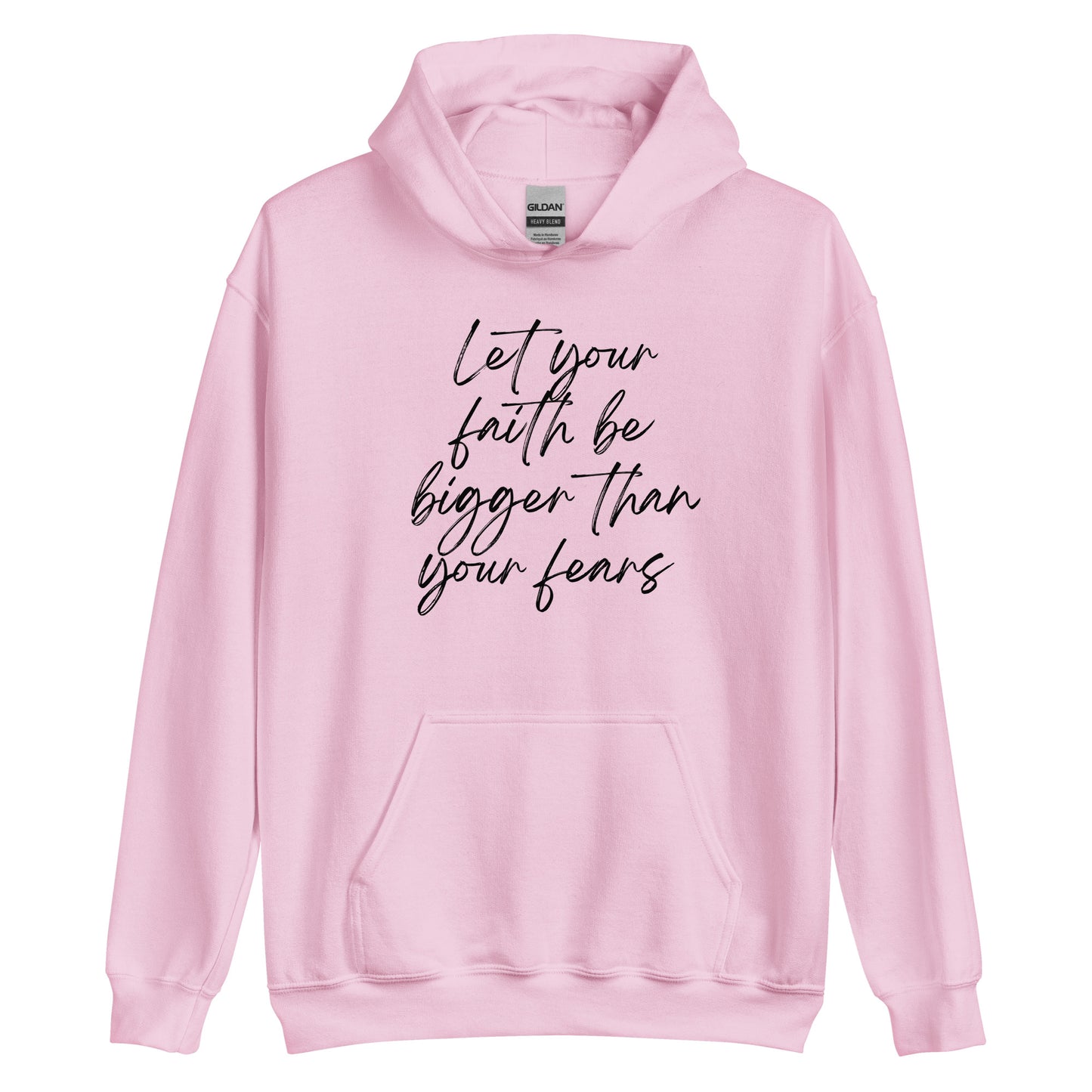 Let faith be bigger Unisex Hoodie