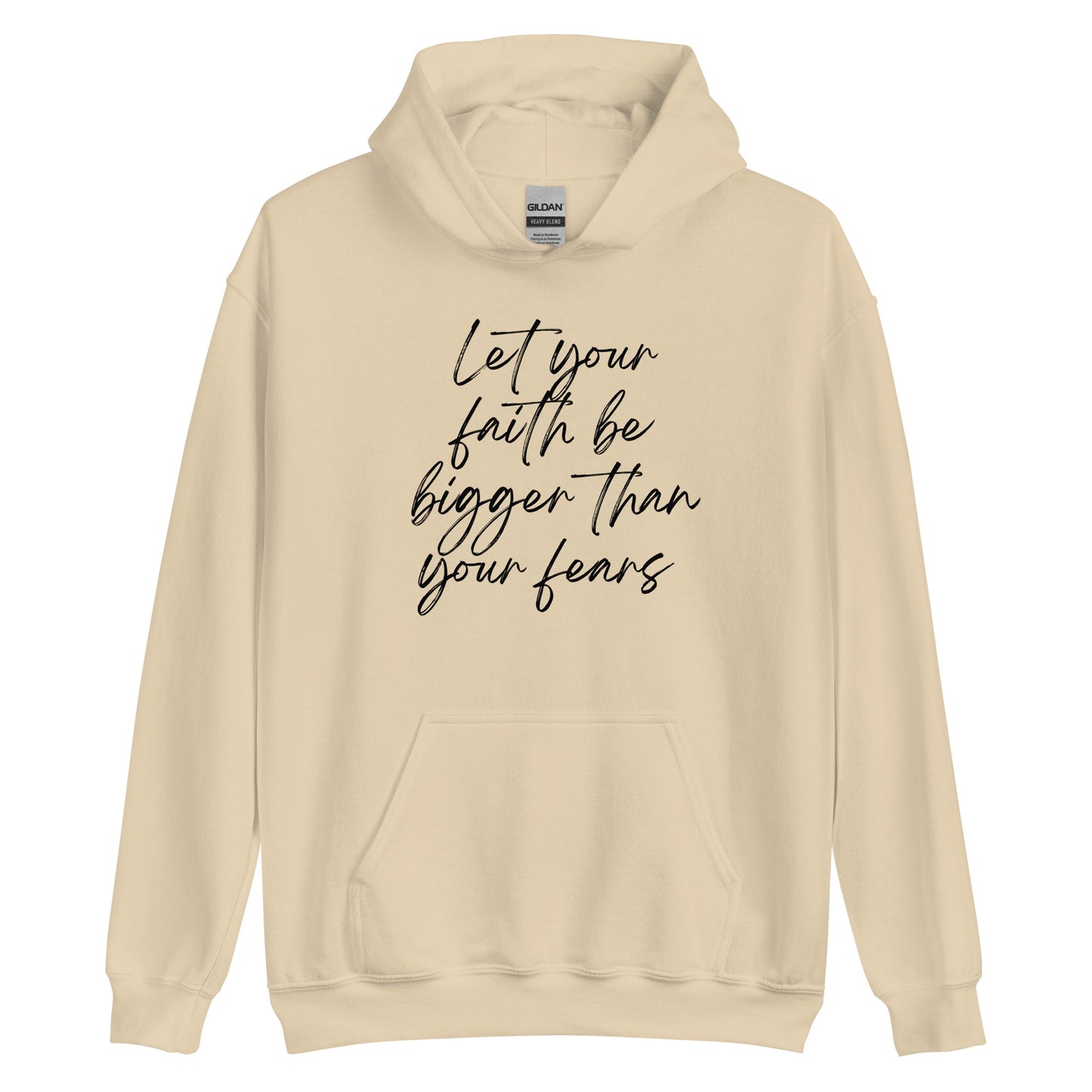 Let faith be bigger Unisex Hoodie