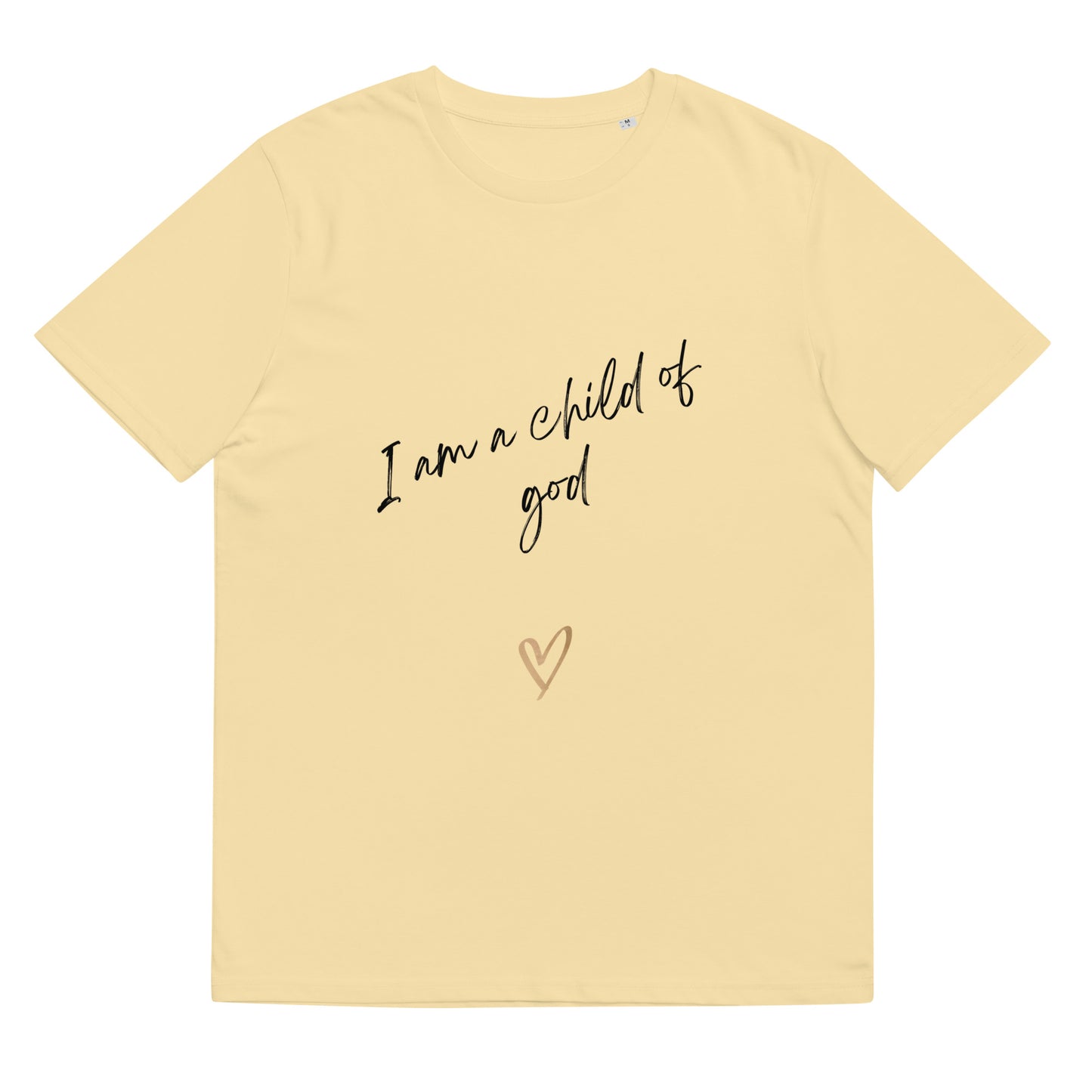 I am a child of God Unisex organic cotton t-shirt