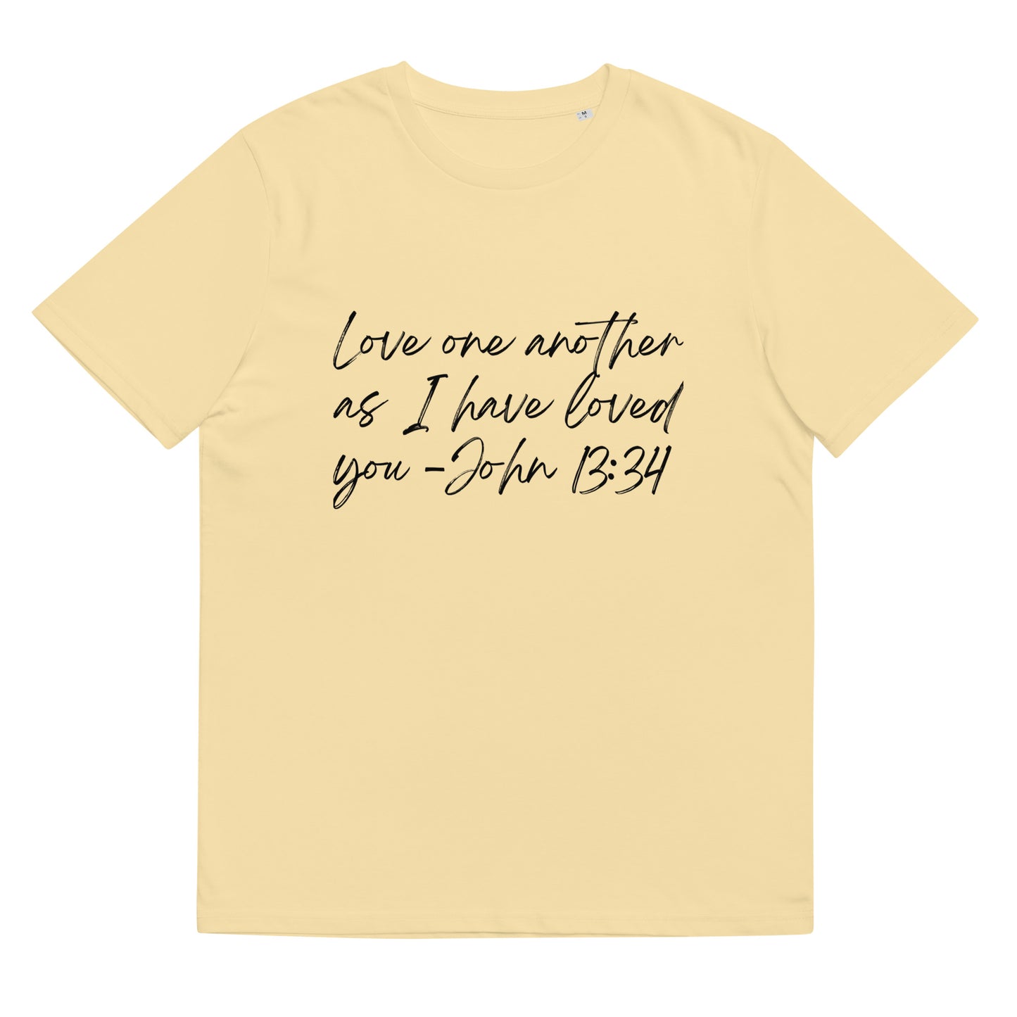Love one another Unisex organic cotton t-shirt