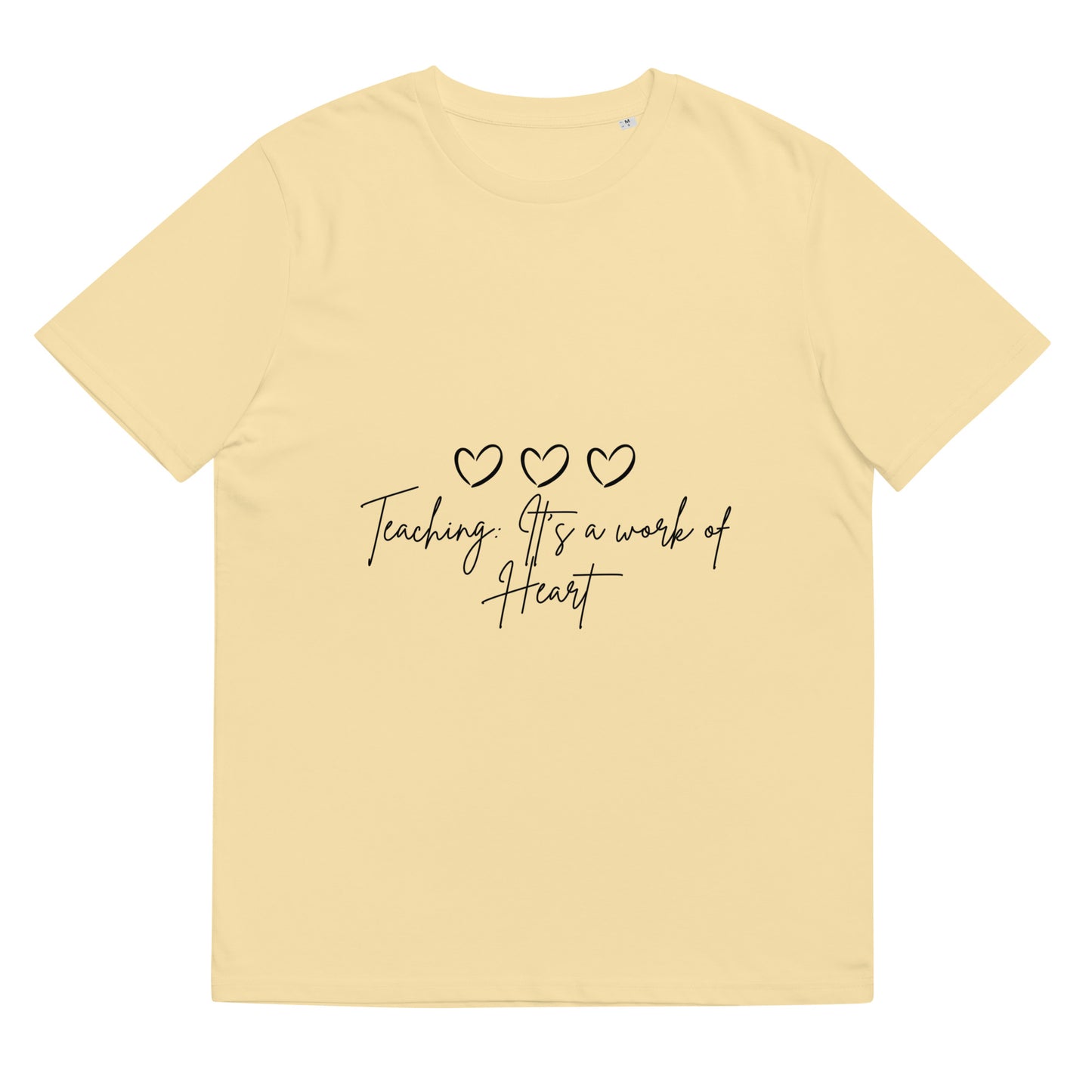 Heart Unisex organic cotton t-shirt