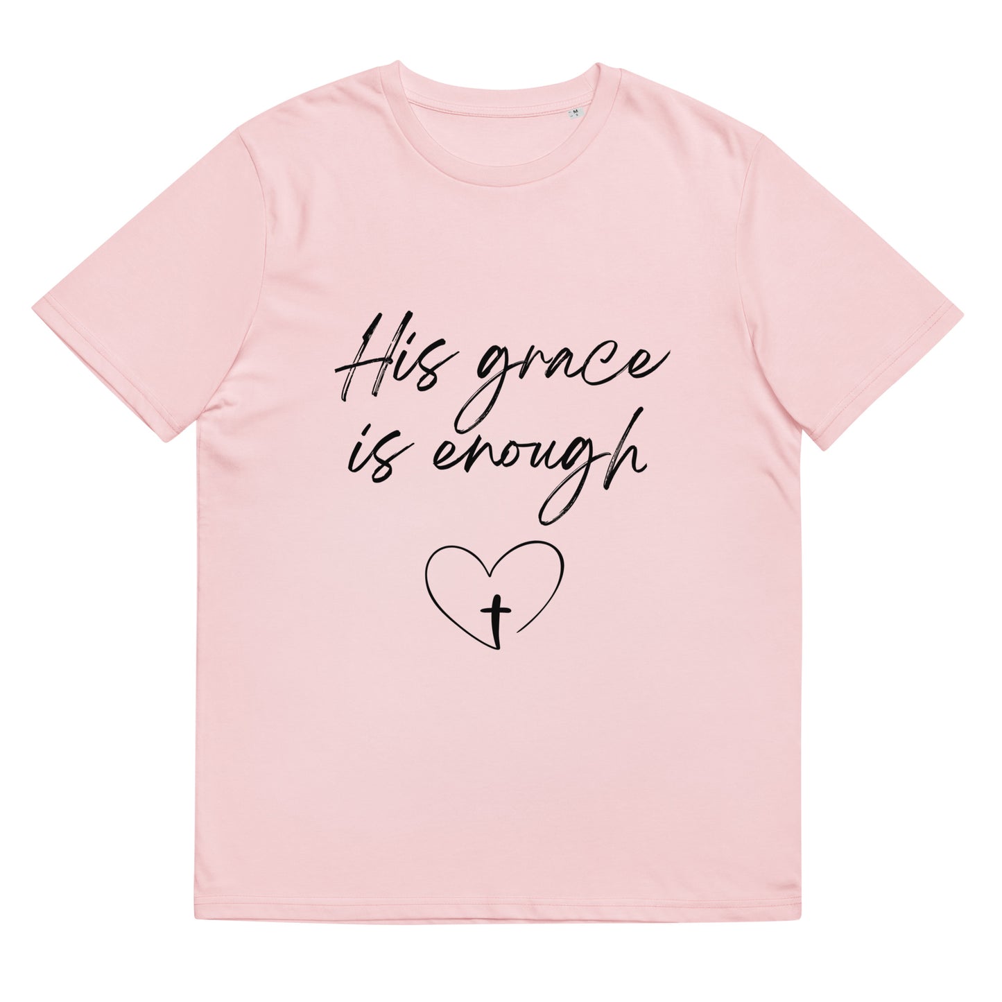 His Grace is Enough Unisex organic cotton t-shirt
