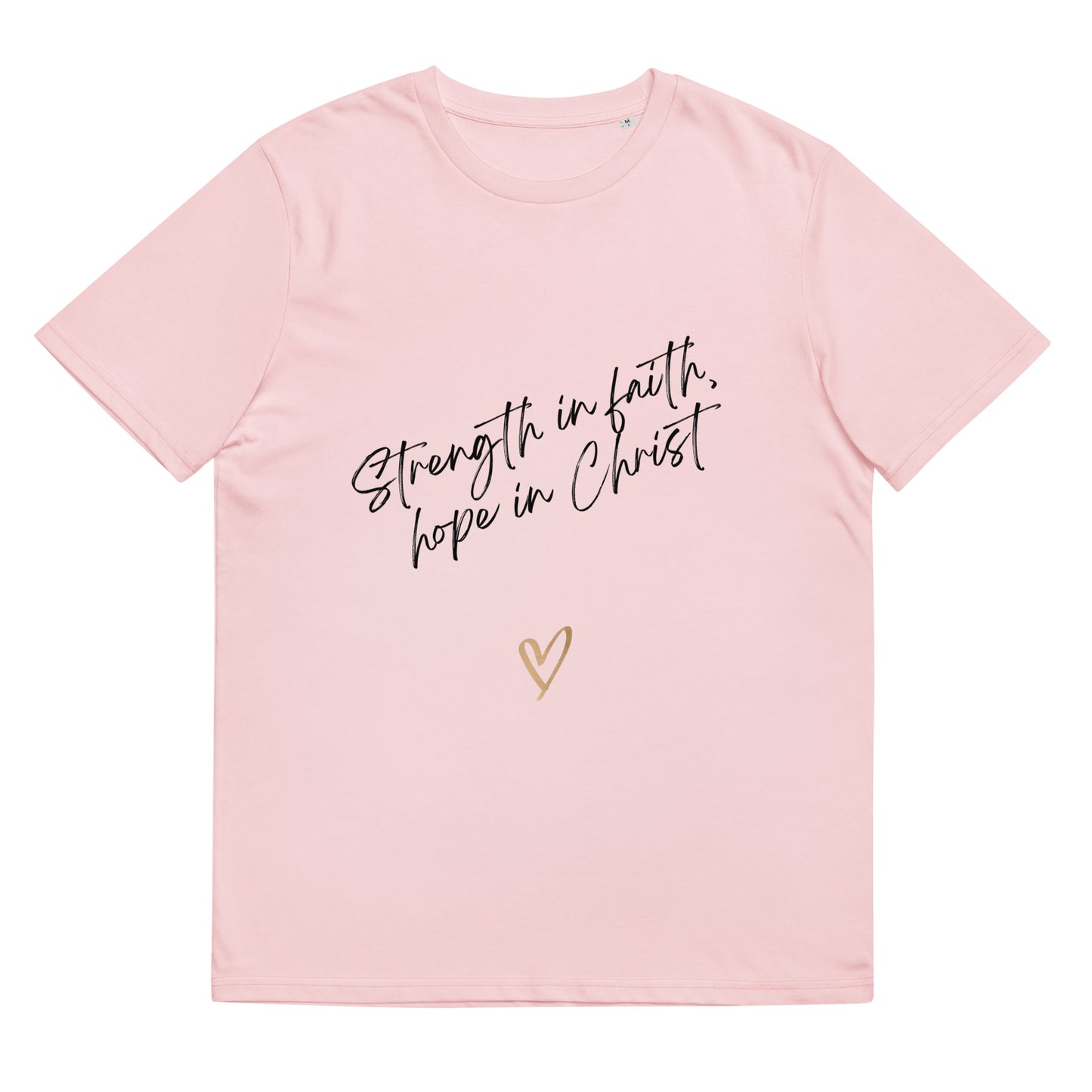 Strength in Faith Unisex organic cotton t-shirt