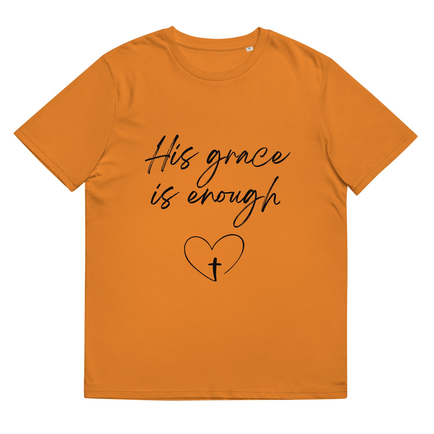 His Grace is Enough Unisex organic cotton t-shirt