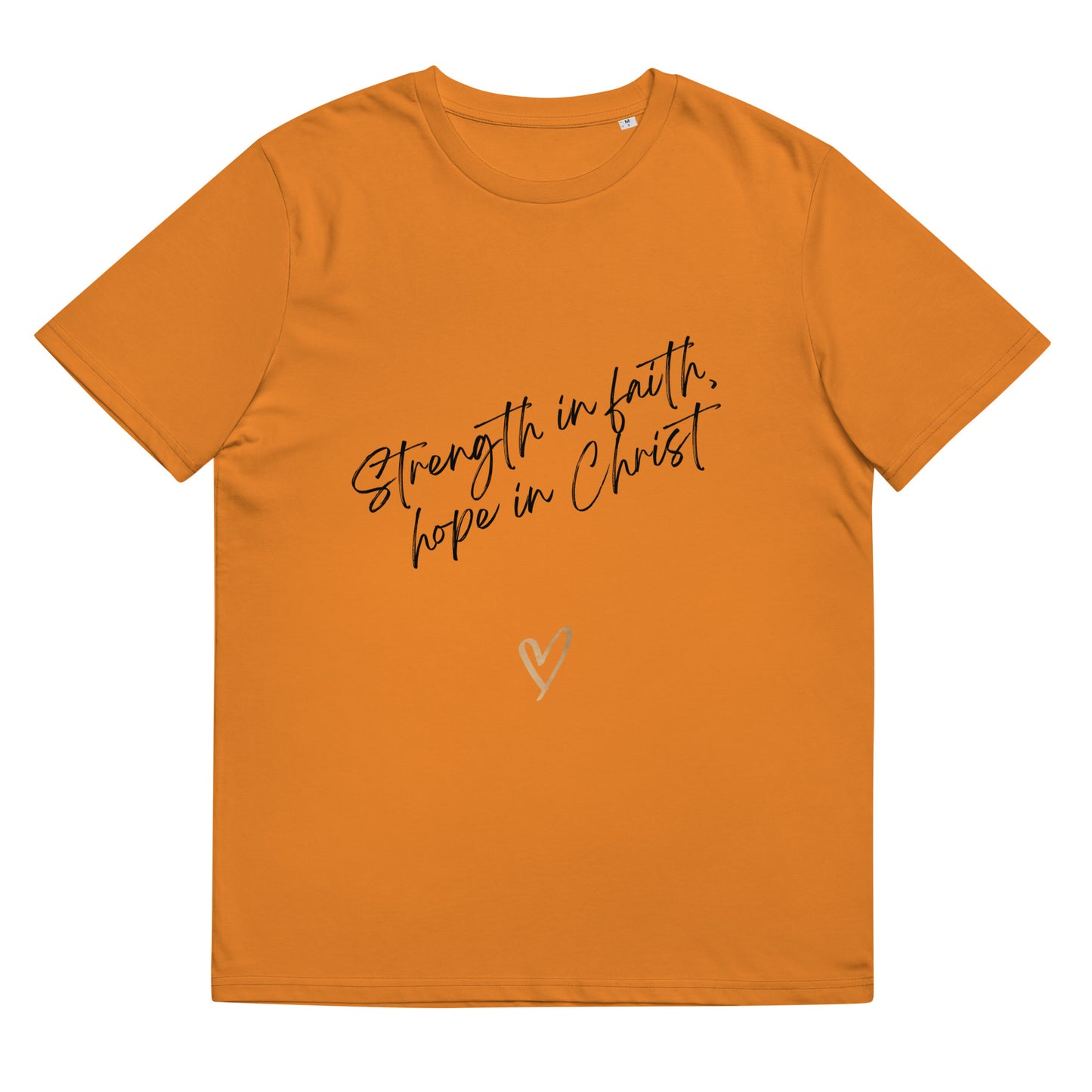 Strength in Faith Unisex organic cotton t-shirt