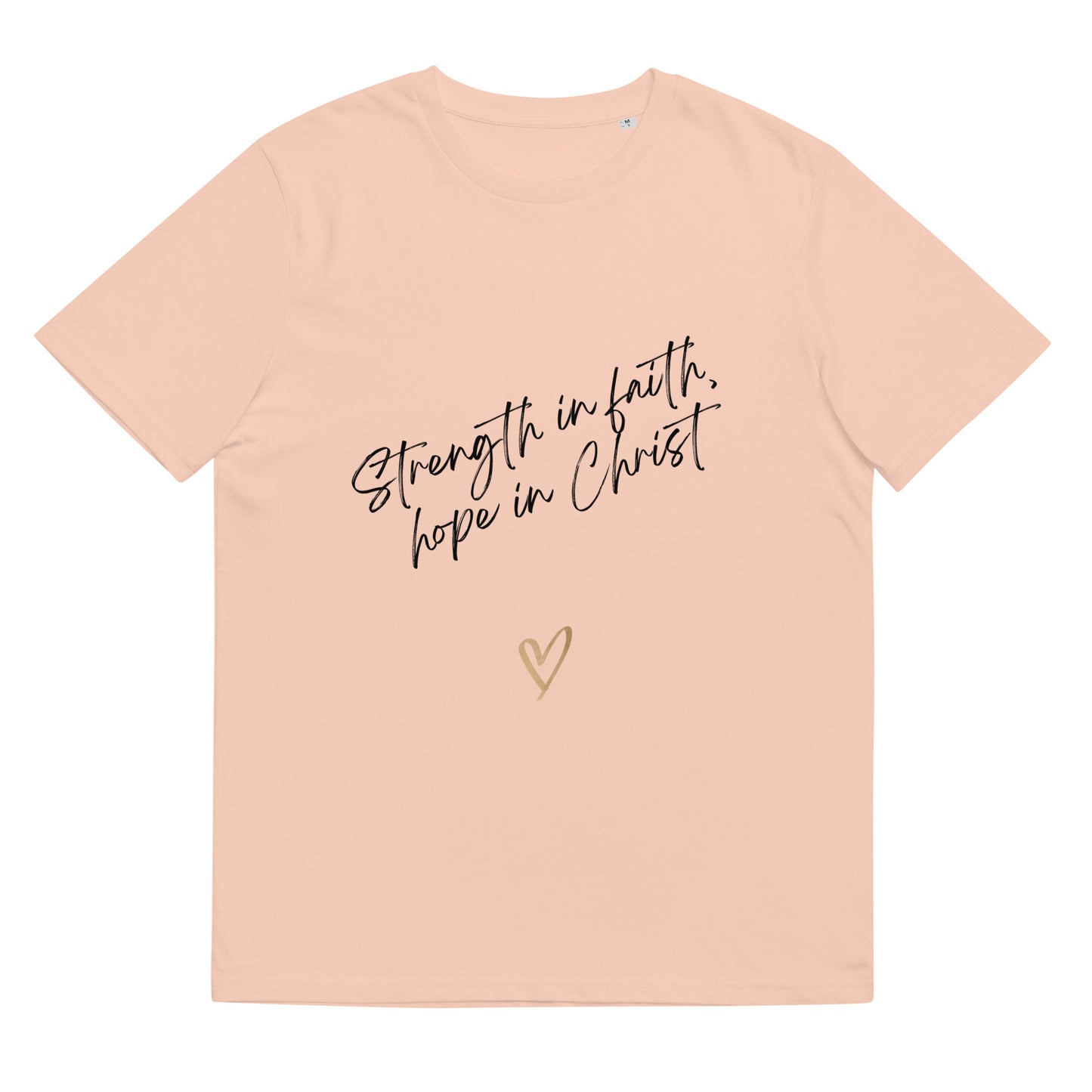 Strength in Faith Unisex organic cotton t-shirt