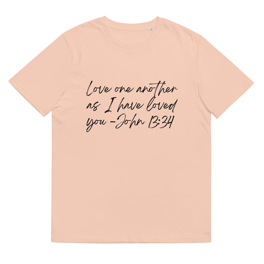 Love one another Unisex organic cotton t-shirt