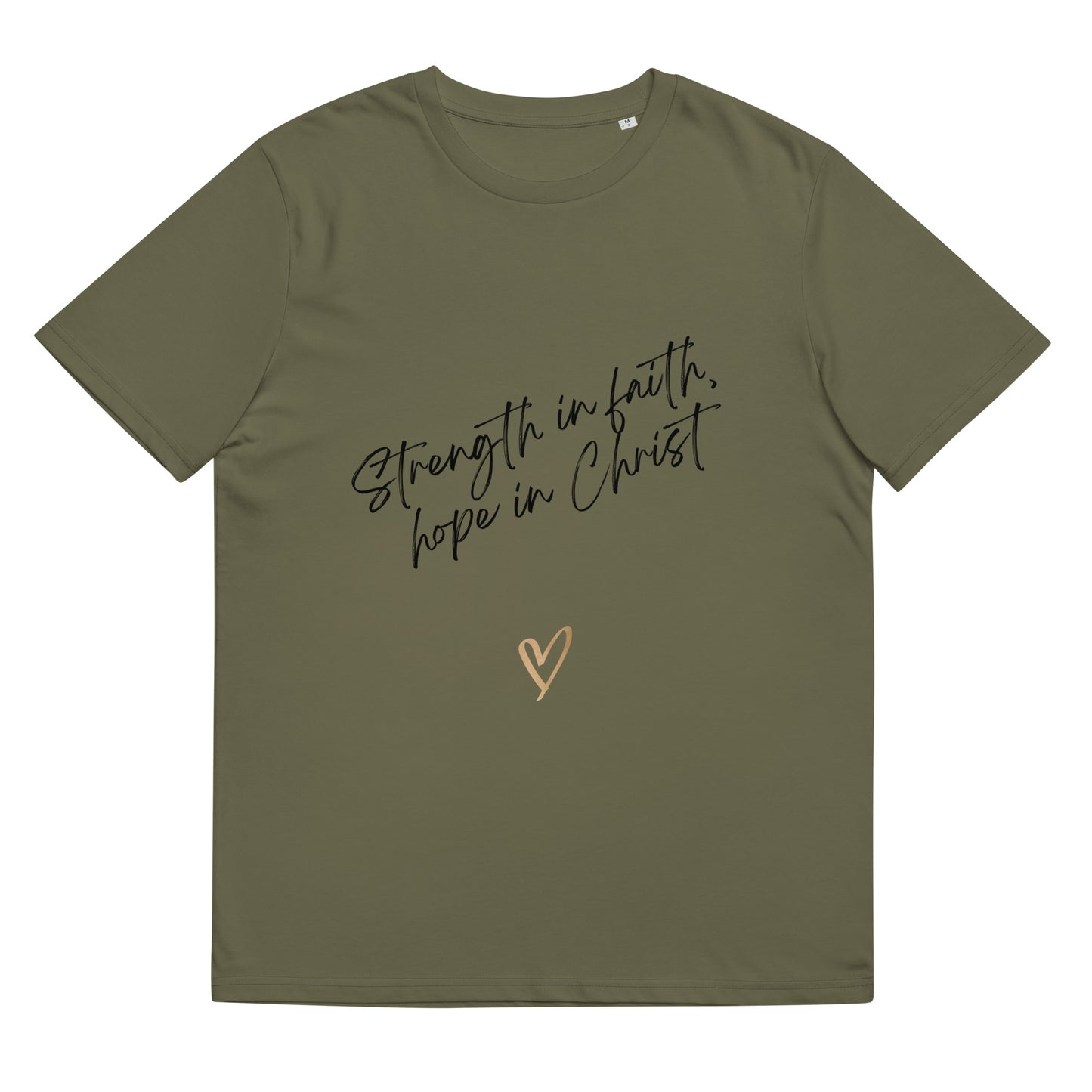 Strength in Faith Unisex organic cotton t-shirt