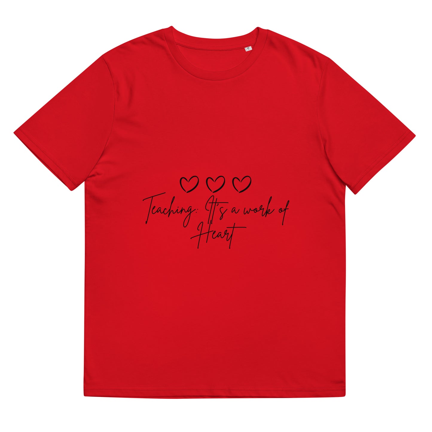 Heart Unisex organic cotton t-shirt