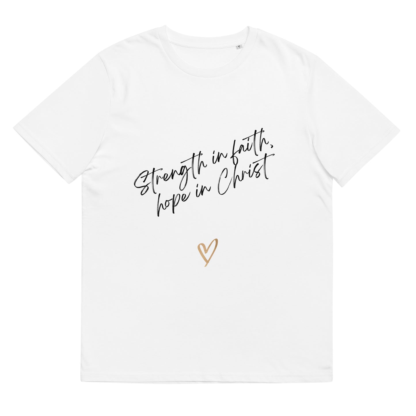 Strength in Faith Unisex organic cotton t-shirt