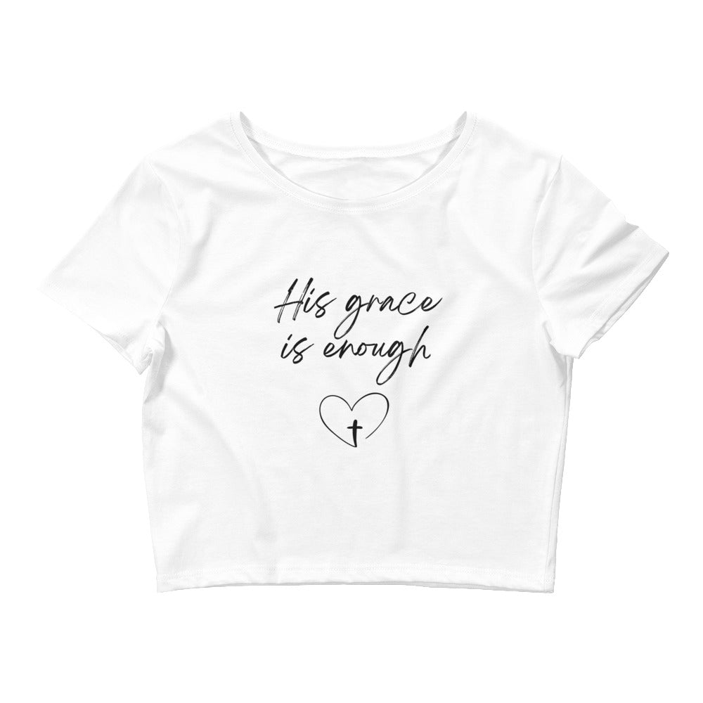 His Grace is Enough Women’s Crop Tee
